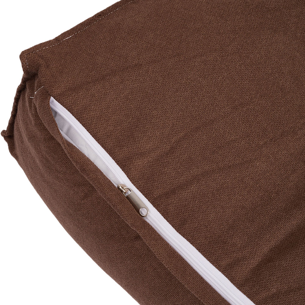 Living and Home Coffee Wedge Headboard Pillow with Side Pocket 180 x 50cm Image 7
