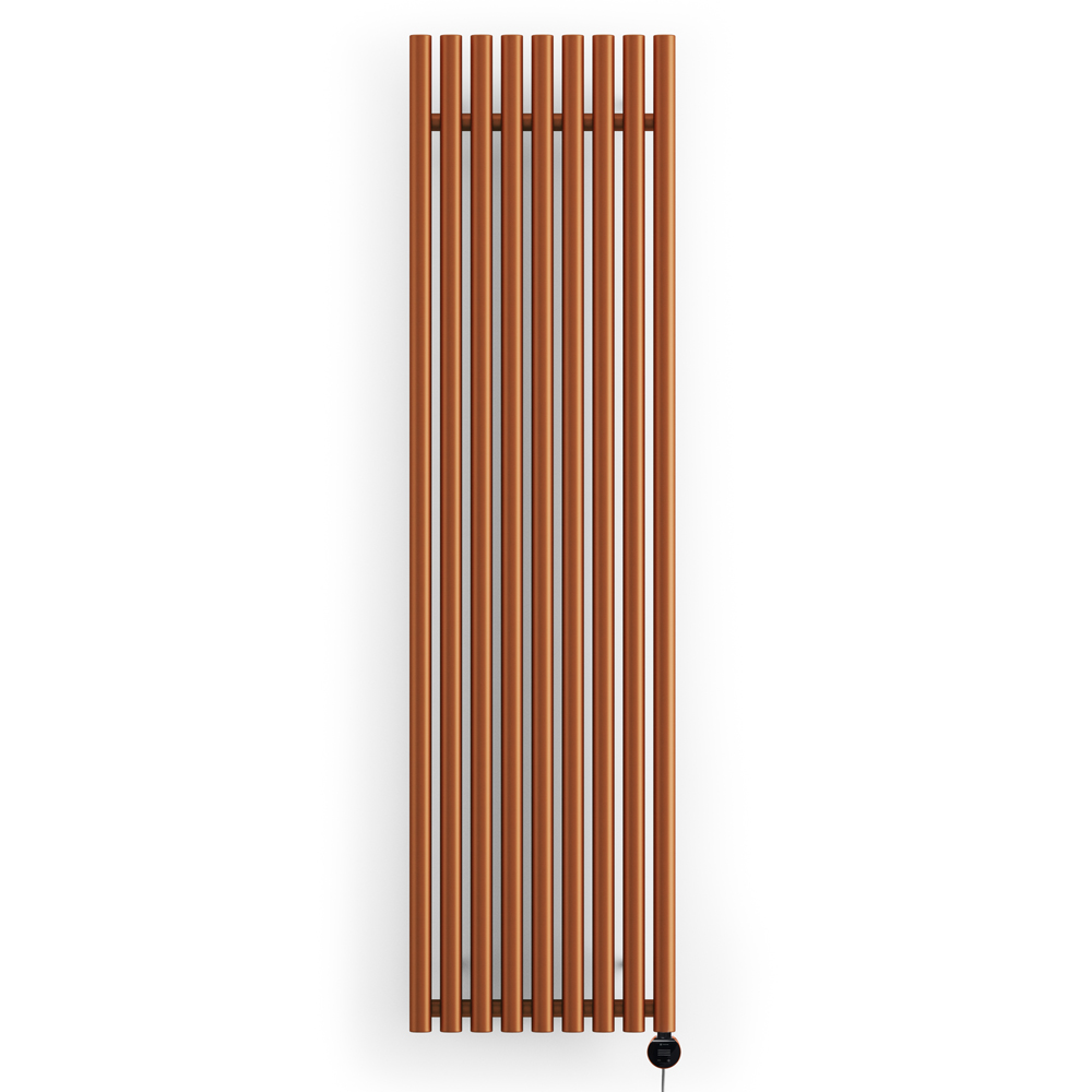 Terma Rolo-Room E Wi-Fi True Copper Electric Radiator 1000W 1800 x 480mm Image 3
