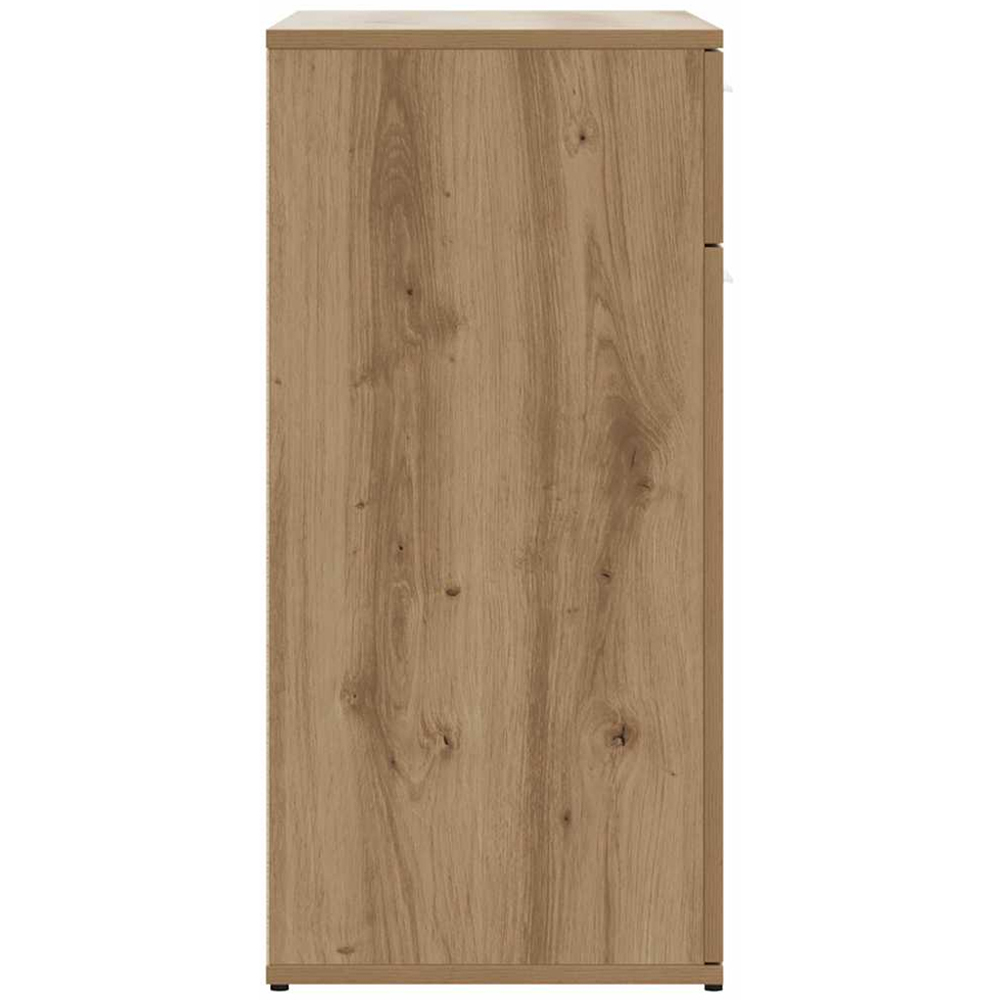 vidaXL 2 Door Single Drawer Artisan Oak Highboard Image 6