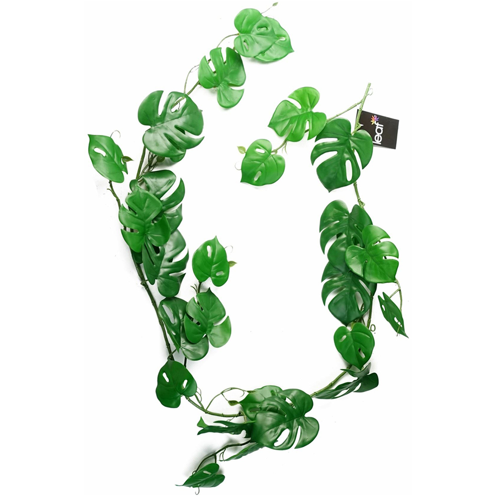 Leaf Trailing Monstera Hanging Artificial Plant 180cm Image 1