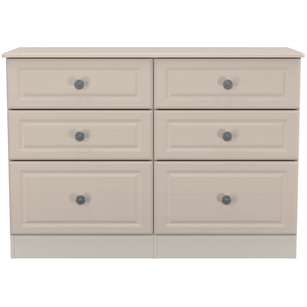Crowndale Pembroke 6 Drawer Kashmir Ash Wide Chest of Drawers Ready Assembled Image 2