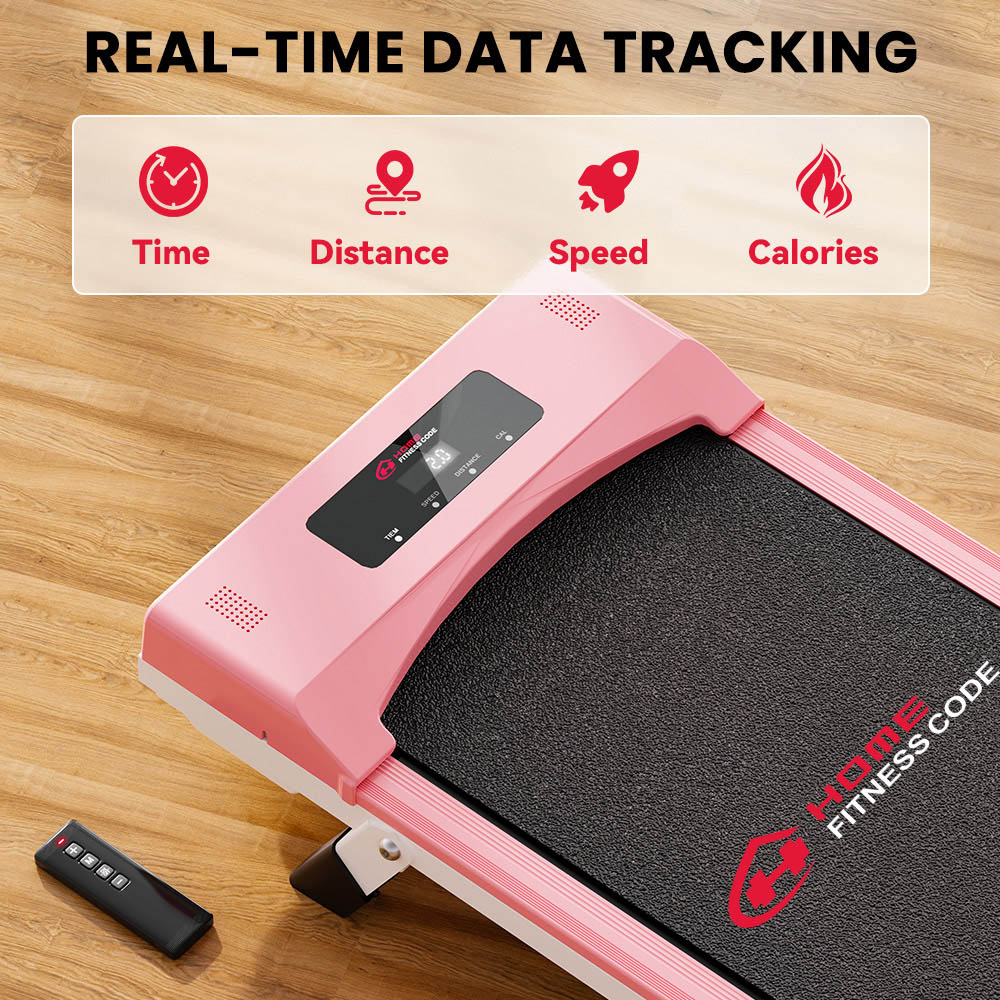 Rattrix Pink Manual Incline Treadmill Image 6