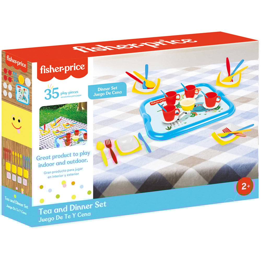 Dolu Fisher Price Kids 35 Piece Tea and Dinner Set Image 3
