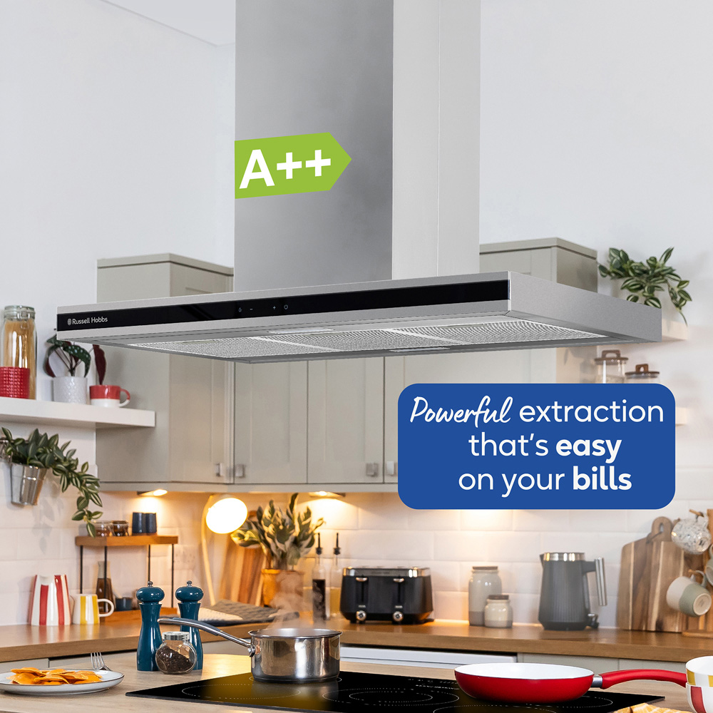 Russell Hobbs RHICH904SS Stainless Steel 90cm Island Cooker Hood Image 5