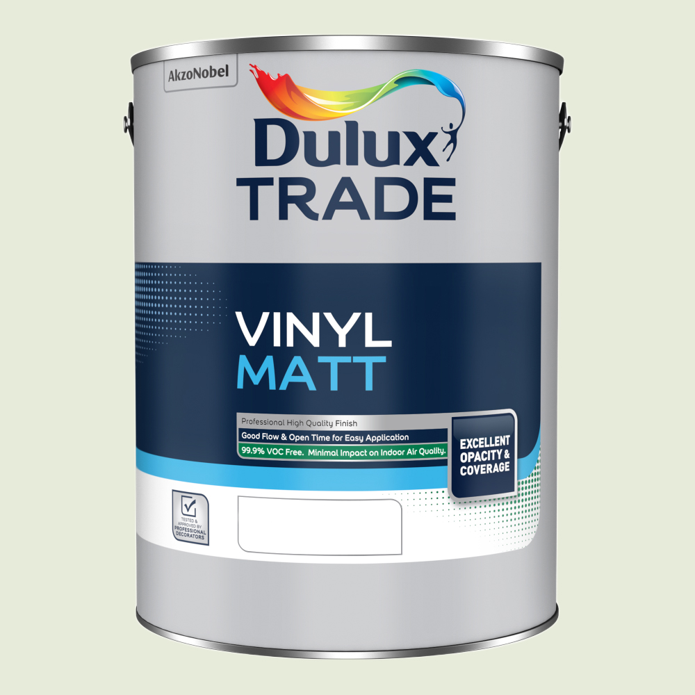 Dulux Trade RAL 9002 Walls and Ceilings Vinyl Matt Paint 5L Image 2