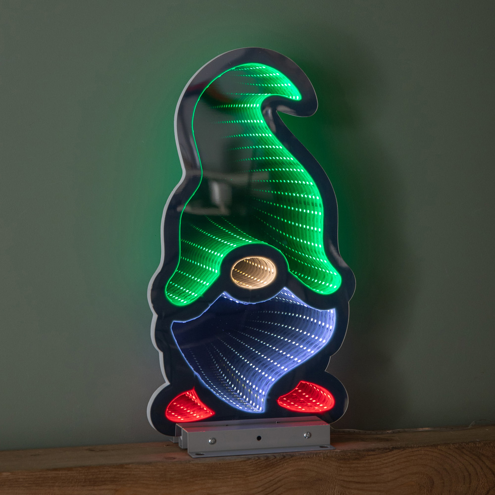 Samuel Alexander Multicolour Infinity LED Light Up Gonk Christmas Decoration Image 4