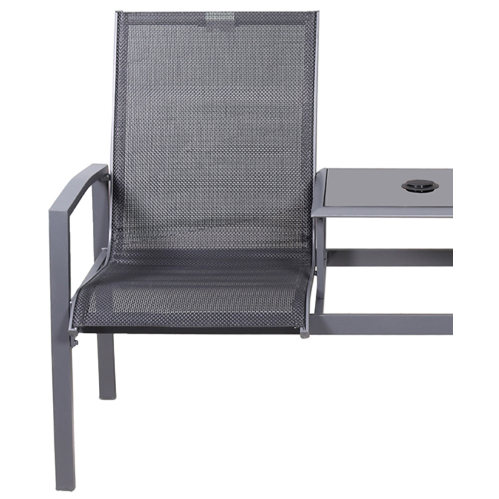 Sorrento Black Tubular Textylene Companion Seat Image 5