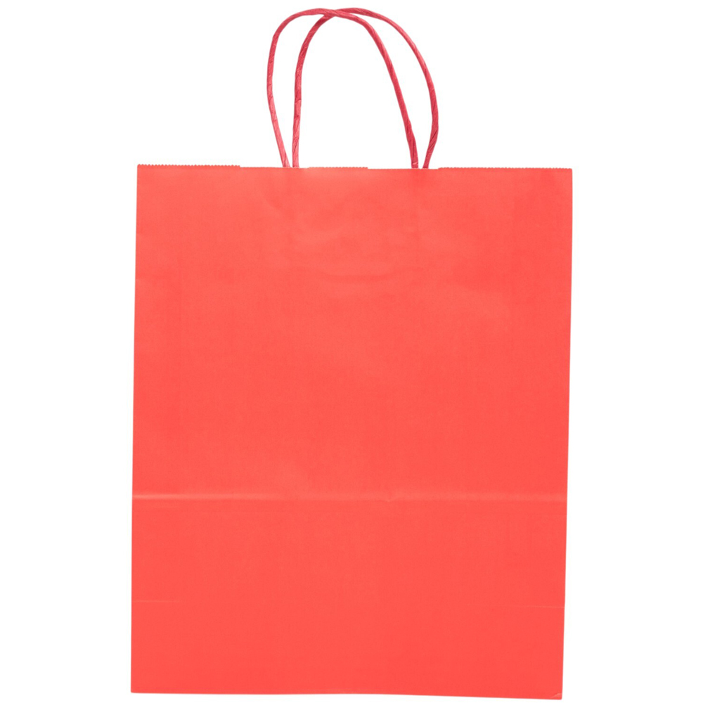 Pack of 10 Large Gifting Paper Bags Red Image 3