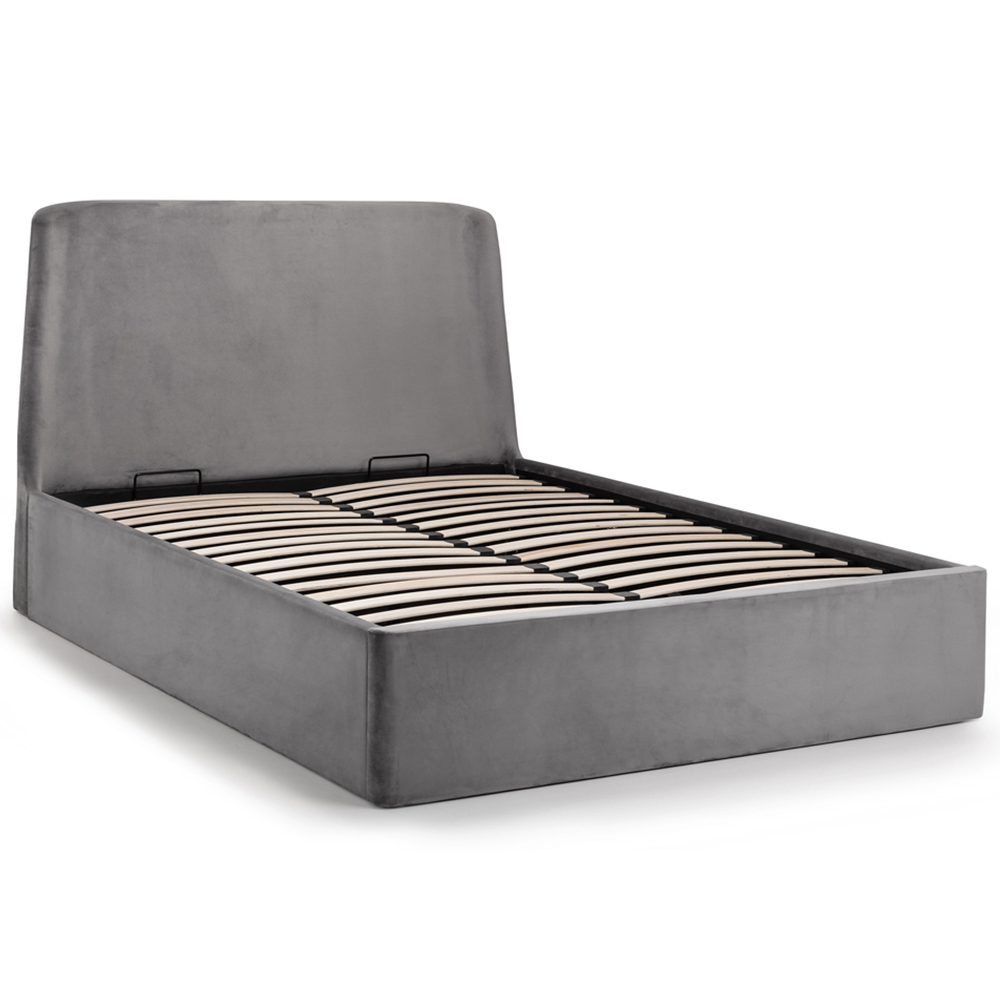 Julian Bowen Frida Double Grey Storage Ottoman Bed Image 2