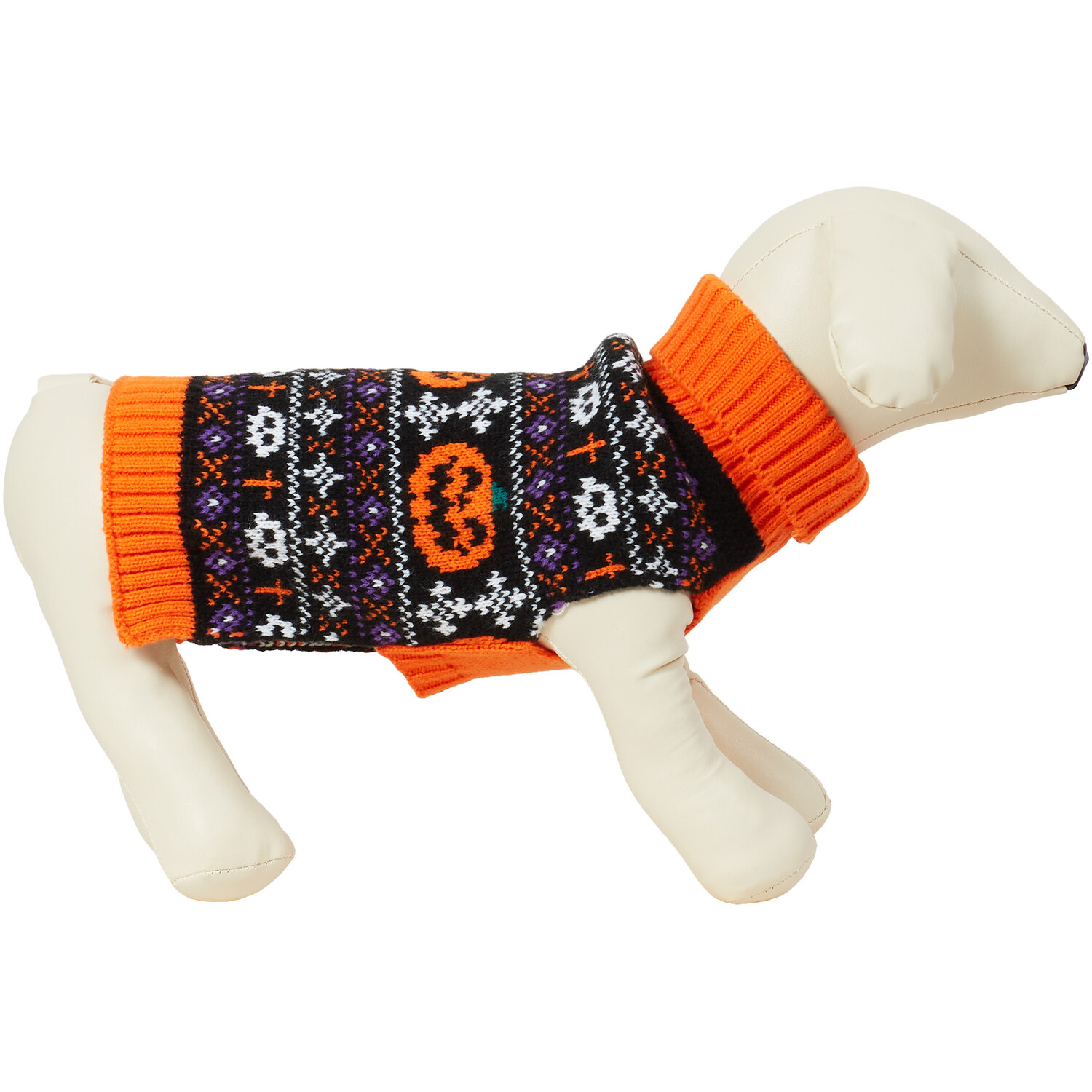 Pumpkin and Skulls Pet Jumper - 25cm Image 6