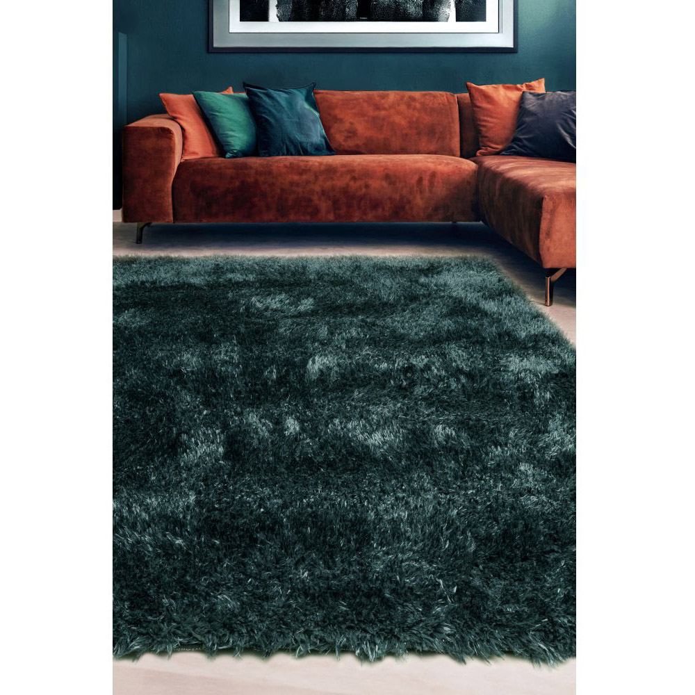 Homemaker Opulence Teal Shaggy Rug 160 x 230cm Image 5