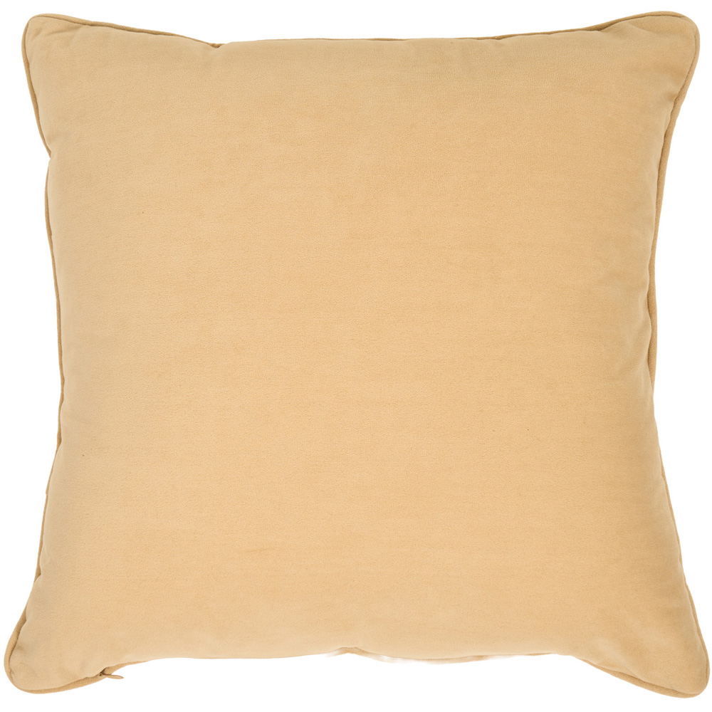 Embossed Bird Cushion Ochre Image 4