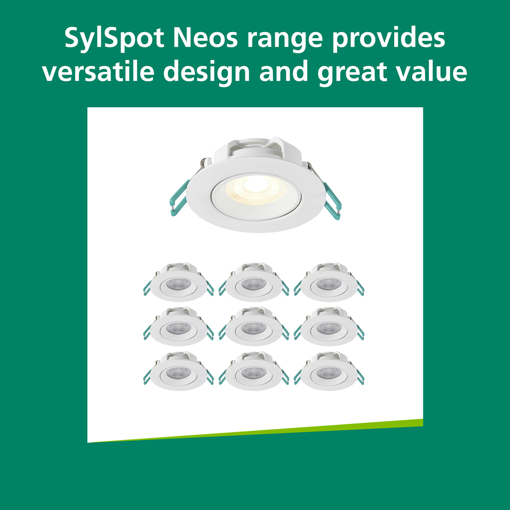 Sylvania 9 Pack SylSpot Neos White 4.8W LED Spotlight Image 8
