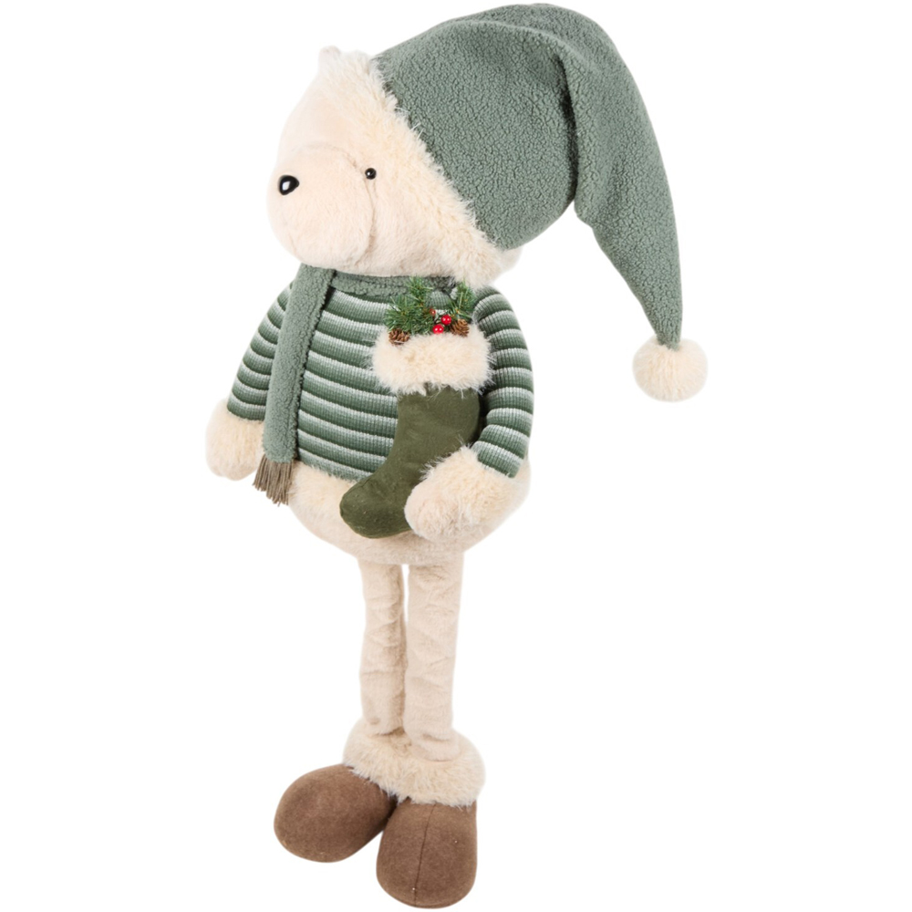 Cosy Winter Extendable Bear Decoration Image 6