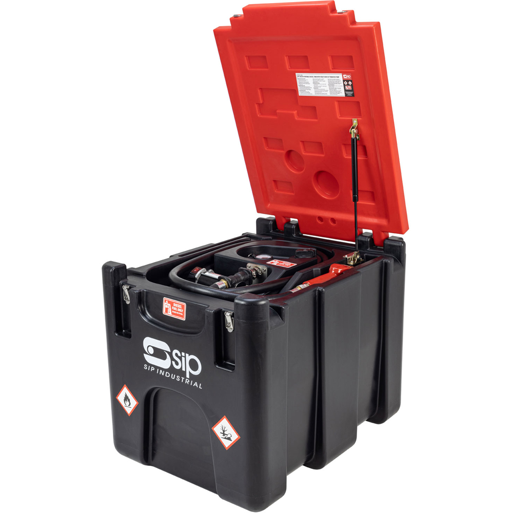 SIP 200L Portable Diesel Tank with High Flow Transfer Pump 12V Image 5