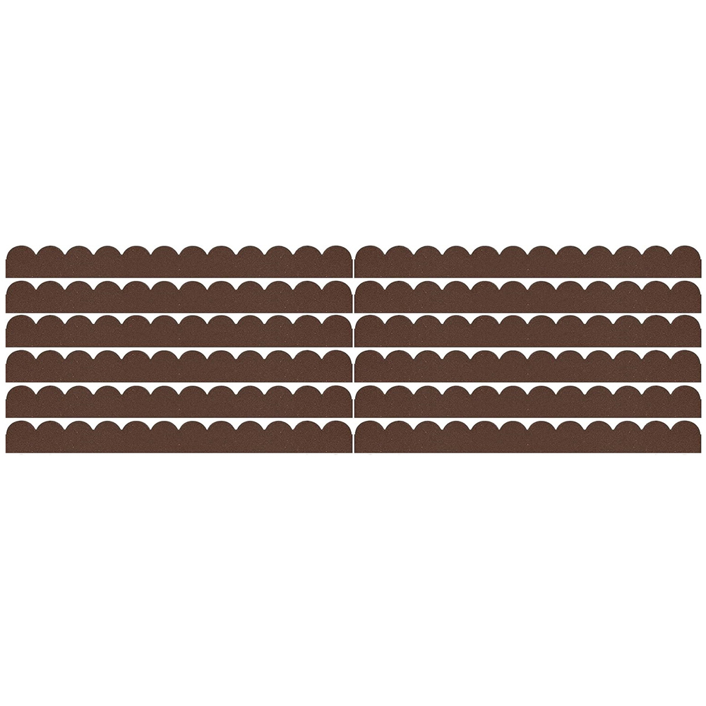 Primeur Flexi Curve Earth 9 x 5cm 12 Pack Border Scallop Edging Image 1
