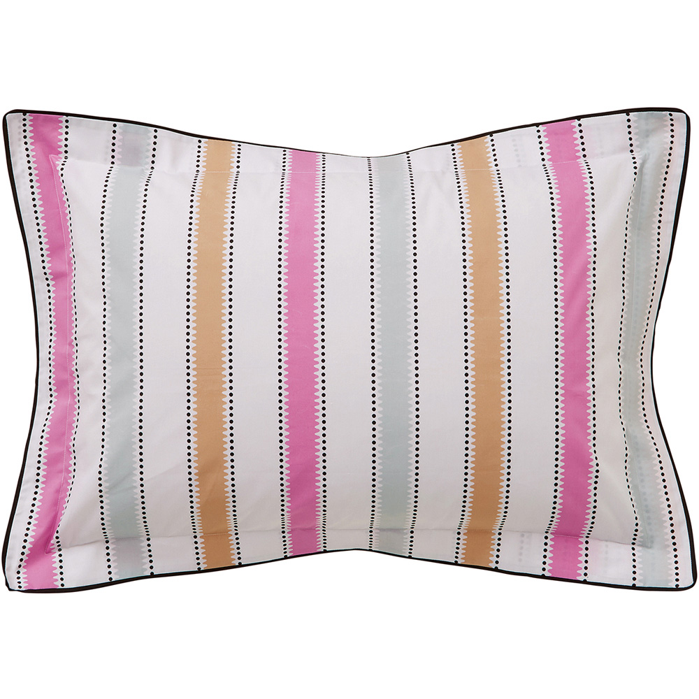 Yvonne Ellen Super King Size Multicolour Wobble Stripe Reversible Duvet Set Image 2