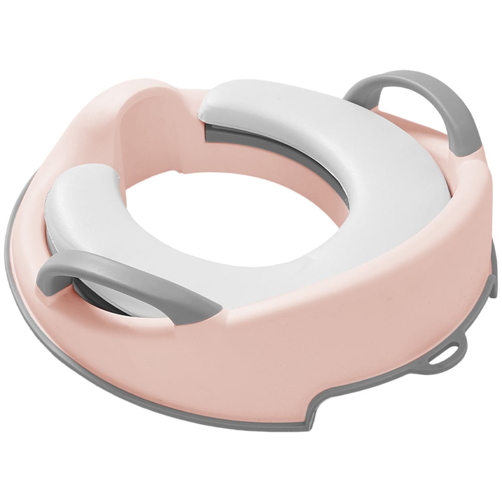 H&O Direct Pink Toilet Training Seat with Removable Cushion Image 2