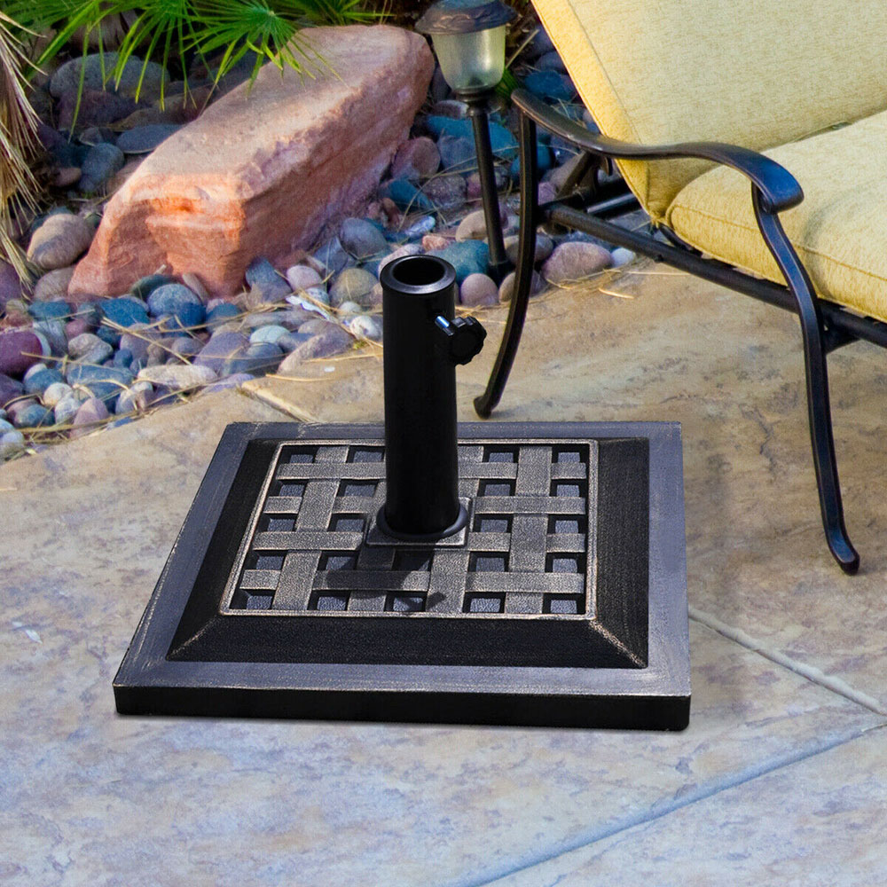 Costway Garden Square Parasol Base 12kg Image 2
