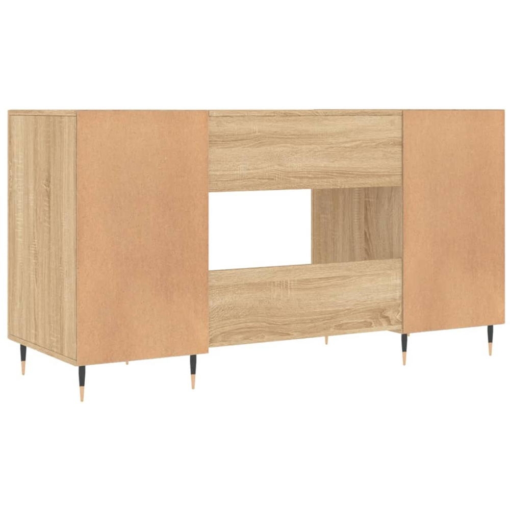 vidaXL 2 Door Computer Desk Sonoma Oak Image 7