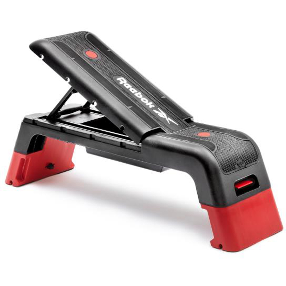 Reebok Red Aerobic Step with Adjustable Weight Bench Image 3