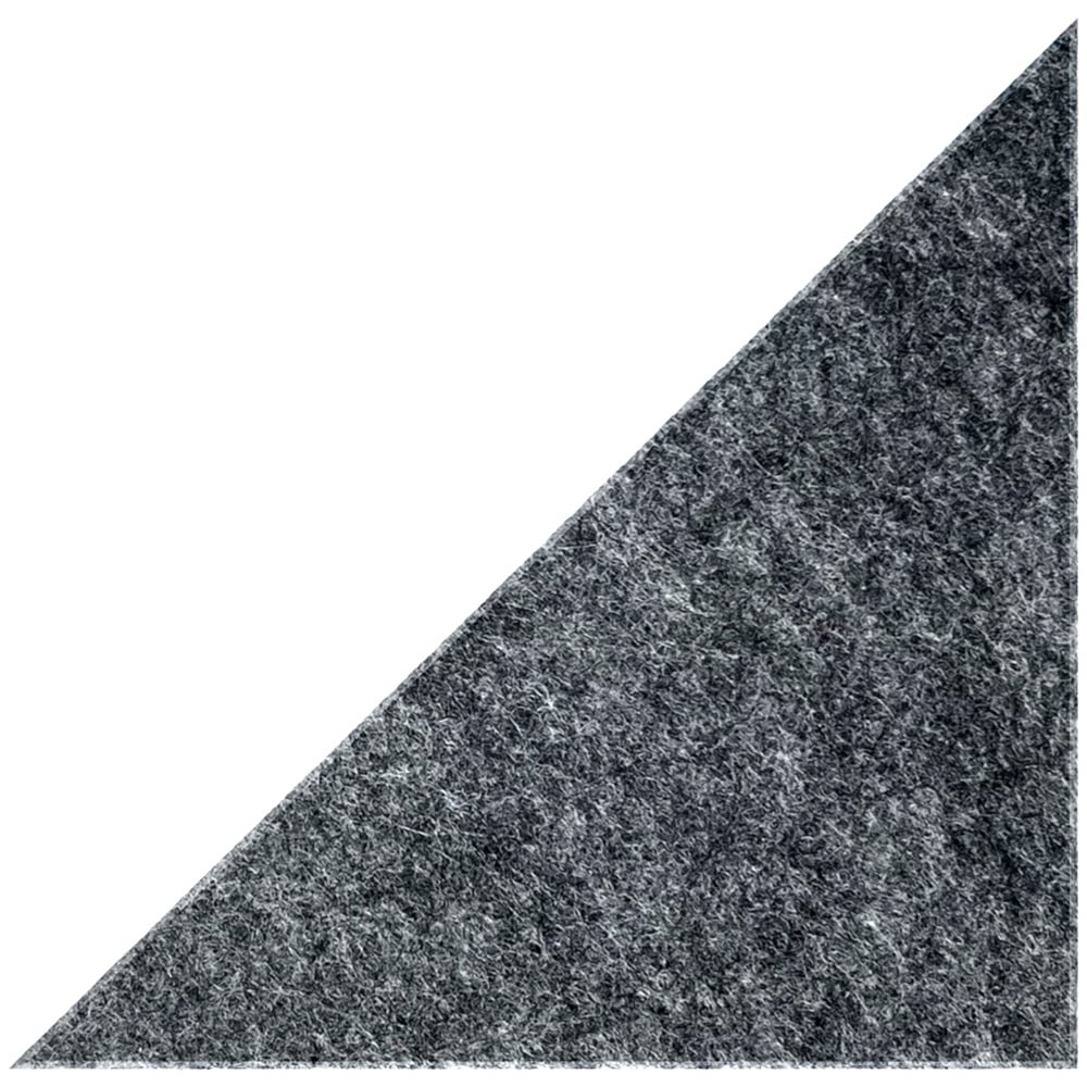 Gr8 Home Dark Grey Triangle Self Adhesive Acoustic Wall Panel Set 24 Pack Image 3