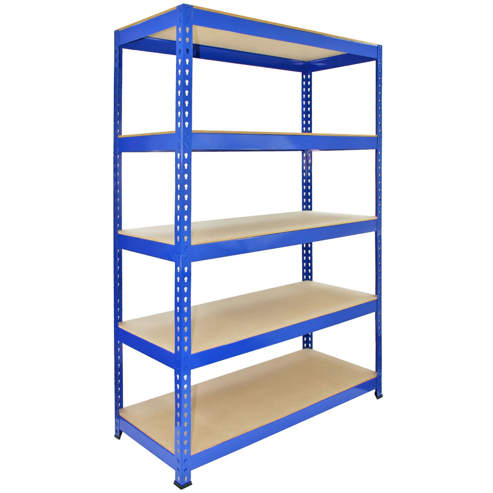 Monster Shop Q-Rax 5 Tier Blue Metal Racking Units 10 Pack Image 2