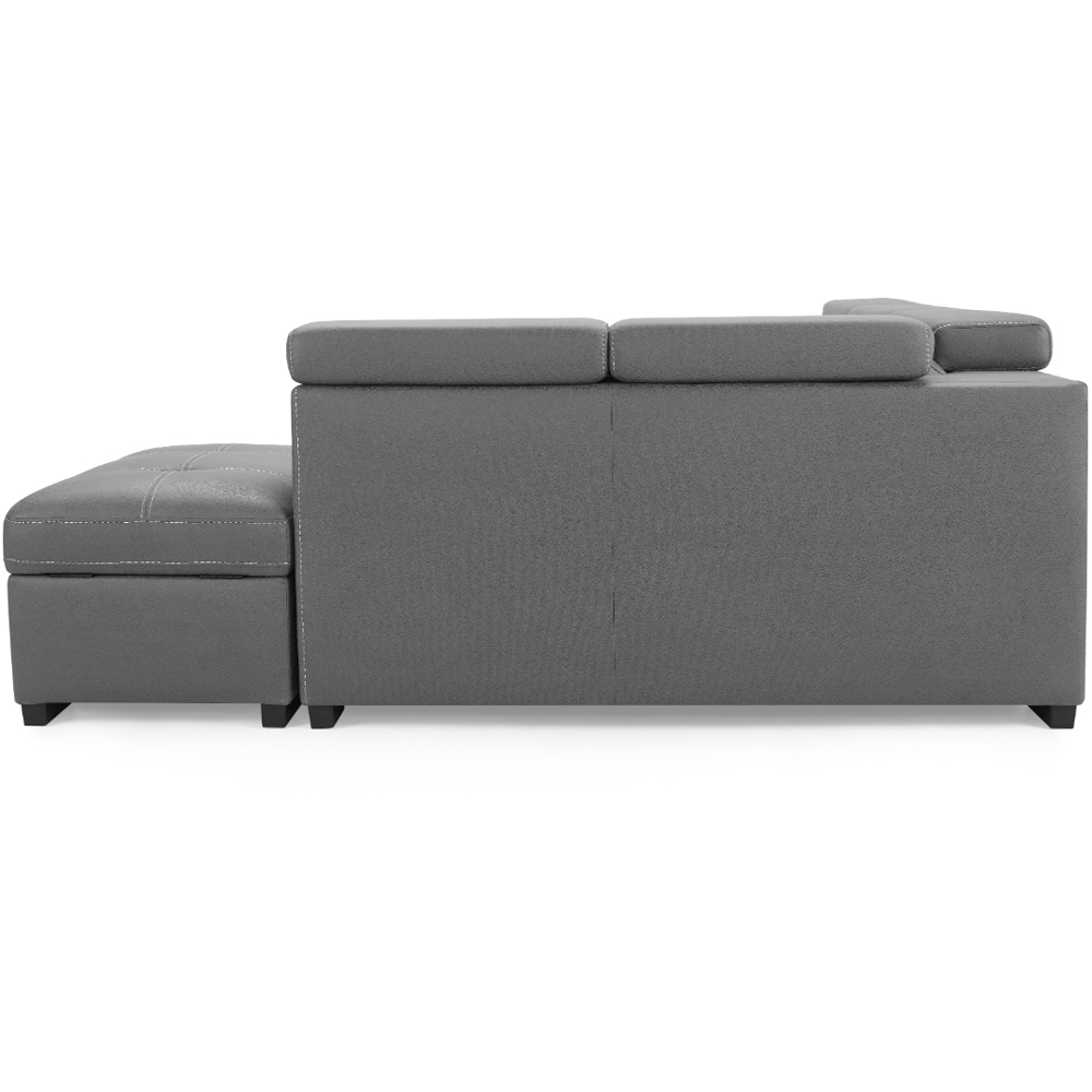 Home Detail Scarlett 5 Seater Grey Air Leather Right Hand Corner Sofa Image 6