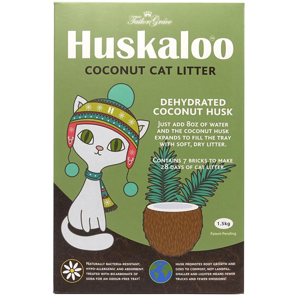 Huskaloo Coconut Cat Litter 1.5kg Image 1