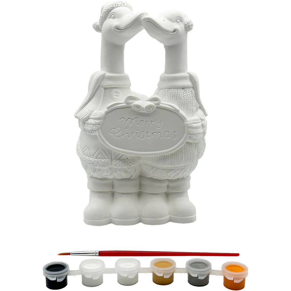 Paint Your Own Christmas Geese Kit Image 3