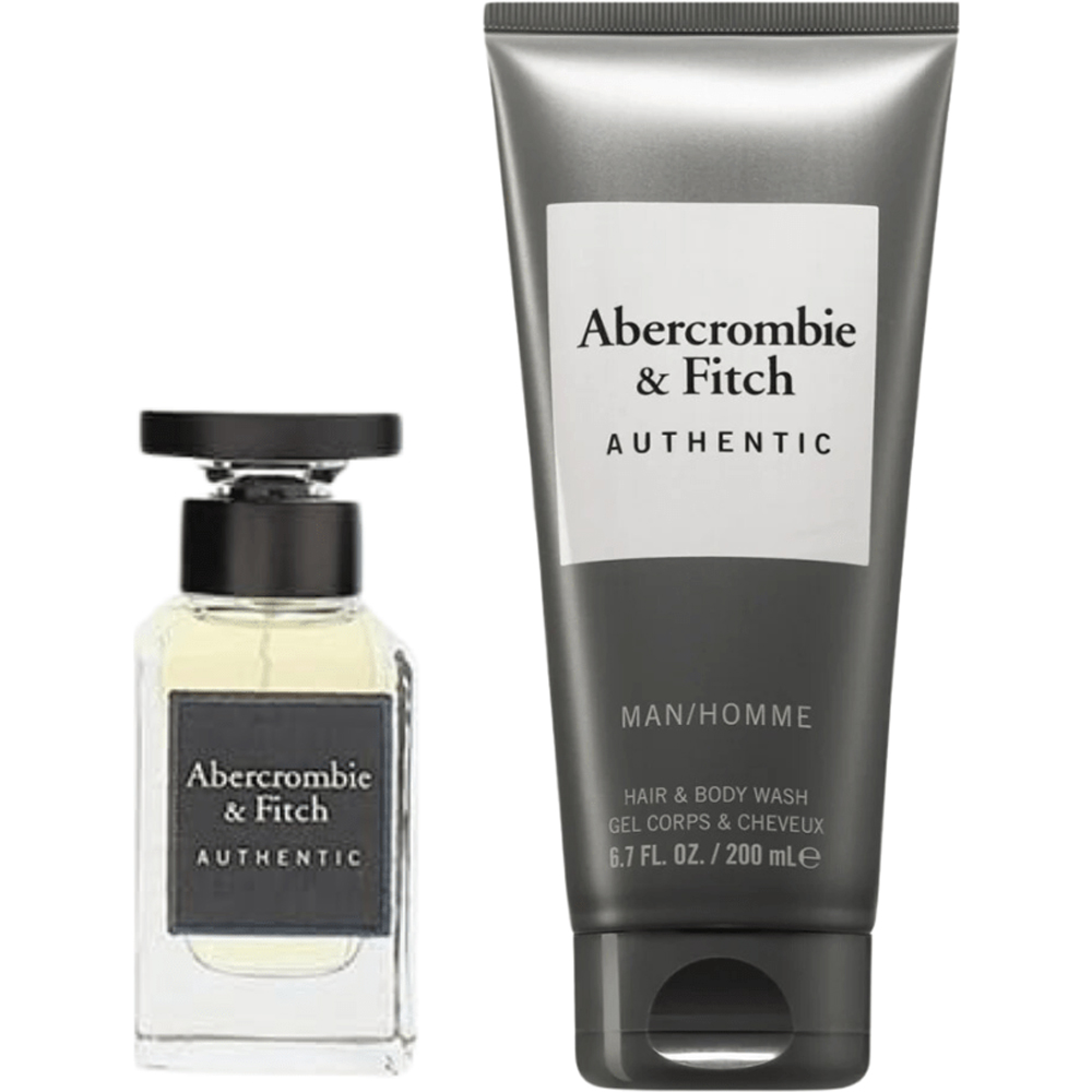 Abercrombie & Fitch Authentic Man Eau de Toilette 50ml 2 Piece Gift Set Image 2