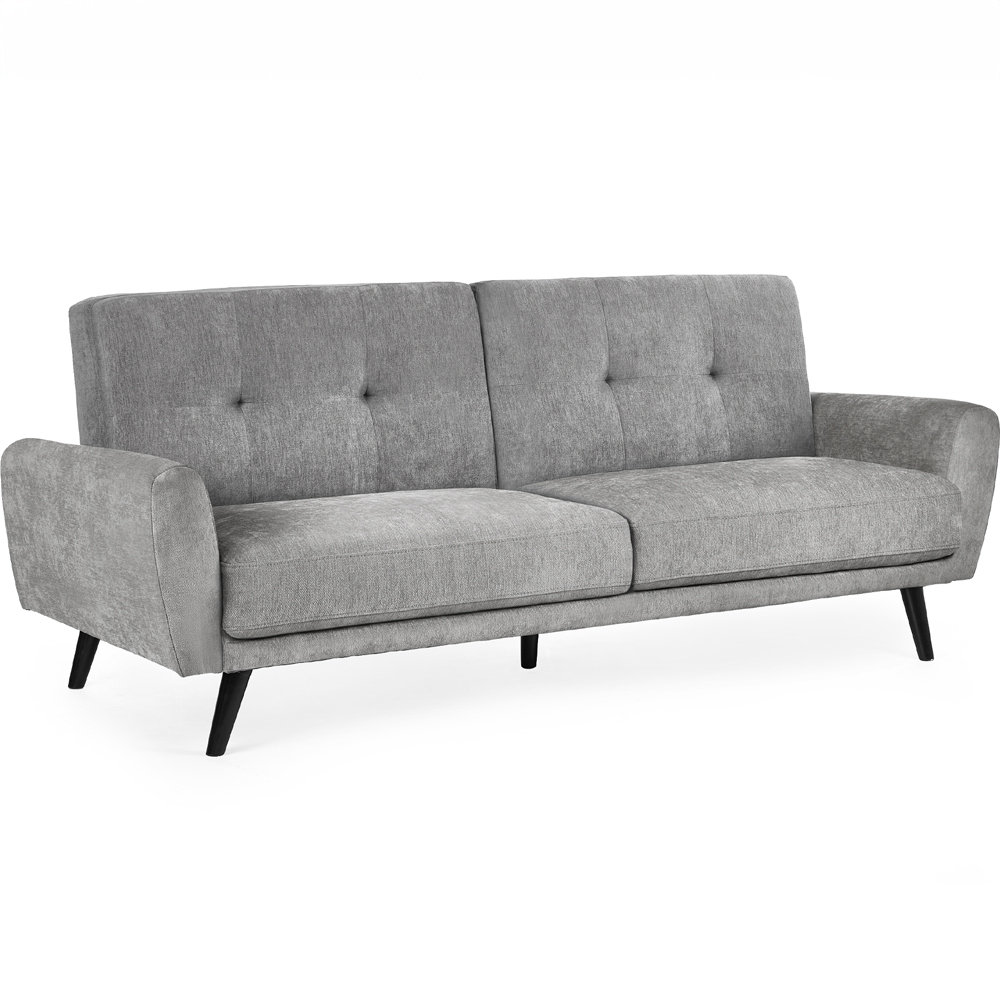 Julian Bowen Monza 2 Seater Dove Fabric Sofa Bed Image 2