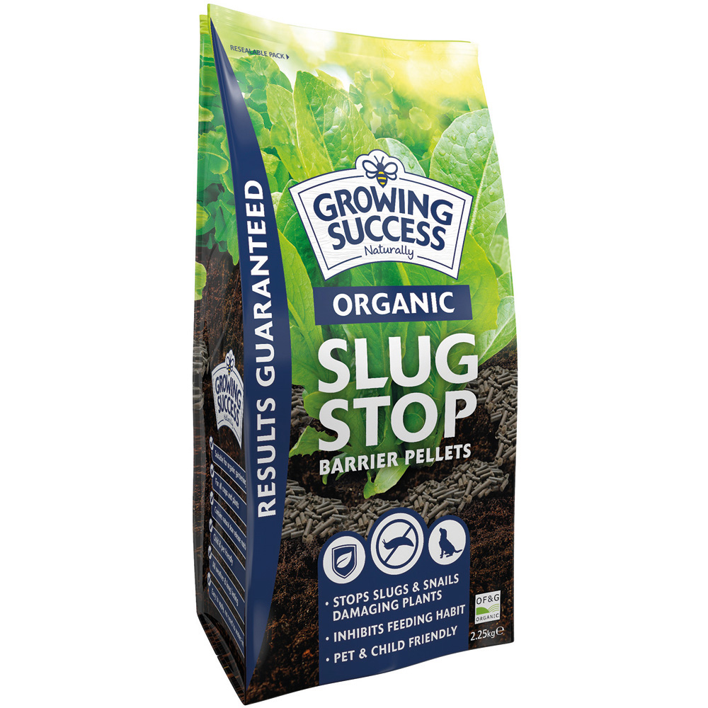 Growing Success Organic Slug Stop Barrier Pellets 2.25kg Image 1