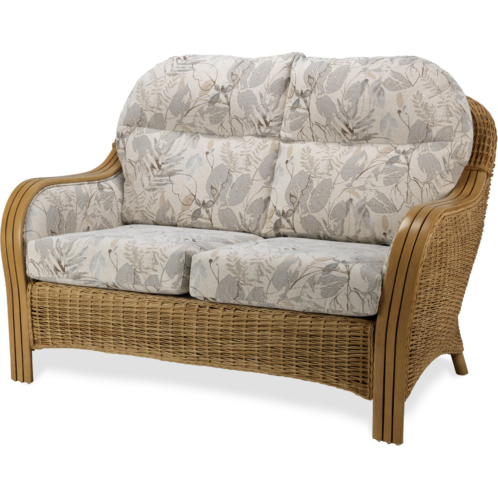 Desser Centurion 2 Seater Leafy Natural Rattan Sofa Image 2