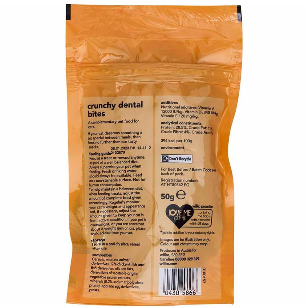 Wilko Dental Cat Treat 50g Image 2