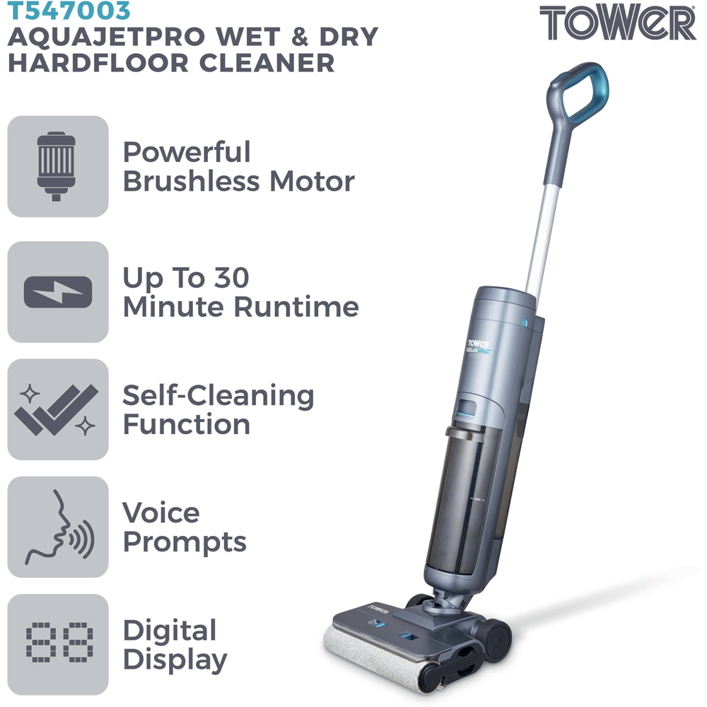 Tower AquavacPro Wet and Dry Hardfloor Cleaner Image 5