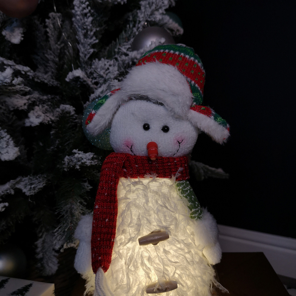 Samuel Alexander Dangly Leg Snowman LED Christmas Decoration Image 5