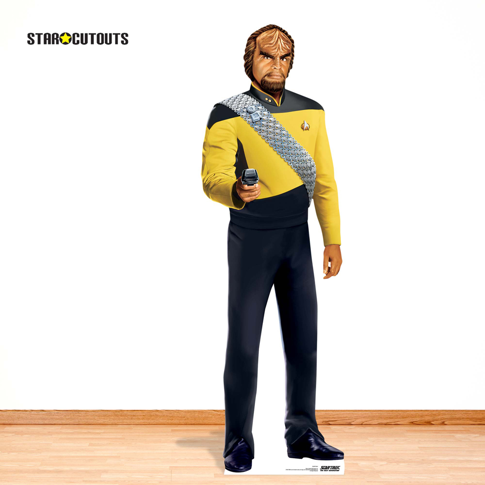 Star Cutouts Worf Cardboard Cutout 6.3ft Image 2