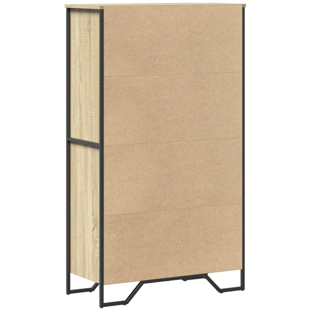 vidaXL 2 Door 4 Shelf Sonoma Oak Highboard Image 6