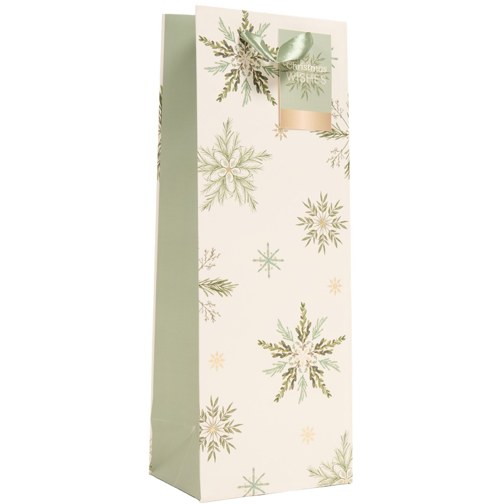 Scandi Snowflake Bottle Bag Image 1