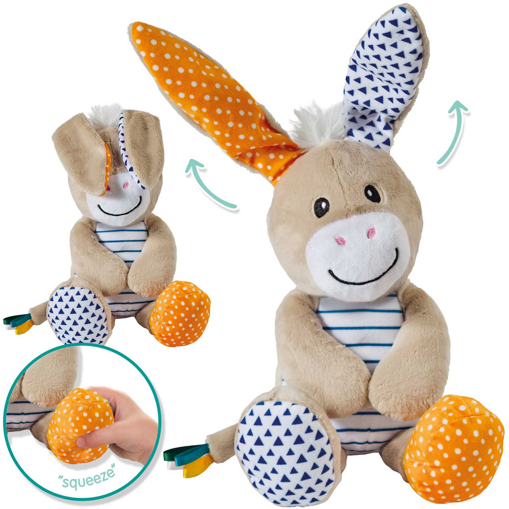 SES Creative Tiny Talents Peek-a-boo Donkey Plush Toy Image 2