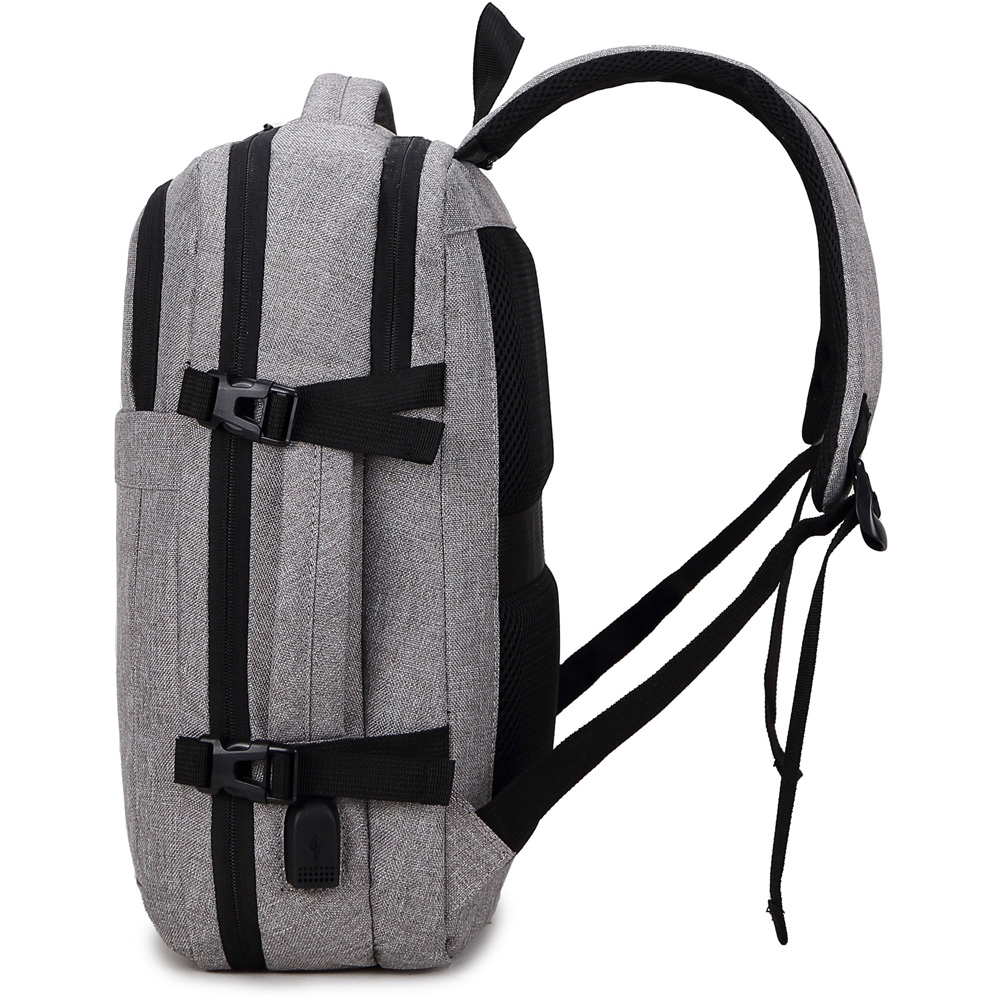 A2B Pioneer 20L Grey Weatherproof RyanAir Onboard Underseat Backpack Image 2