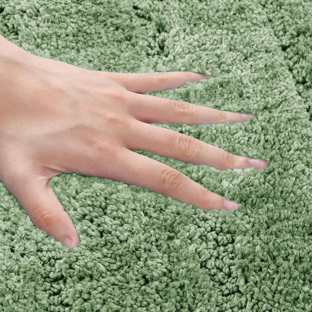 Velosso Linear Sage Bath Mat Set Image 4