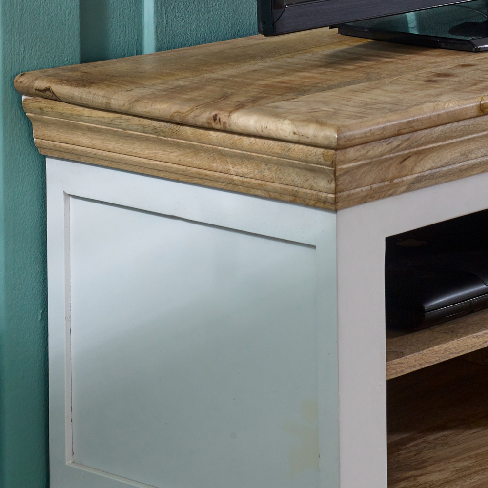 Brooklyn Alfie Single Door 2 Shelf Wood TV Unit Image 3