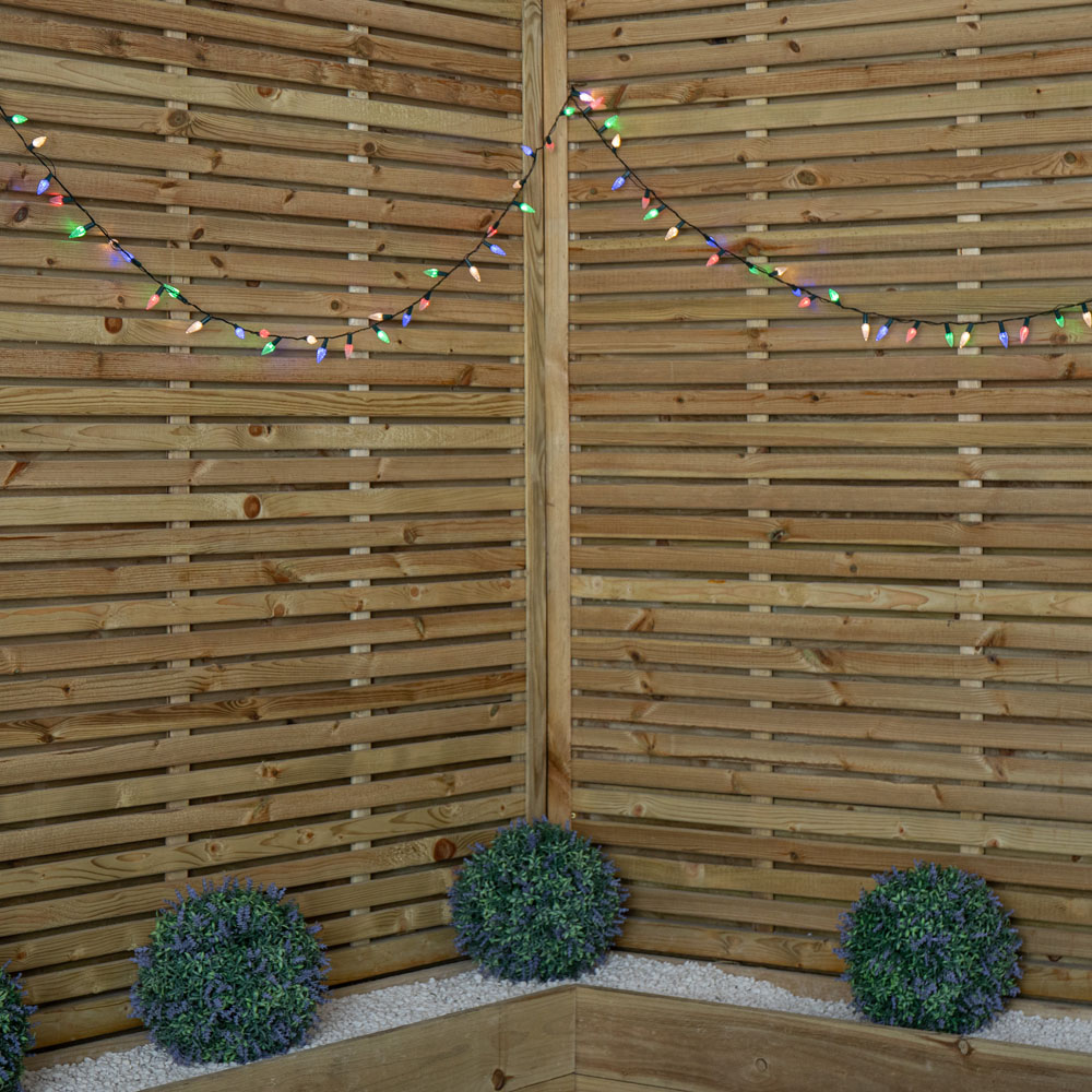 Samuel Alexander 300 Multicoloured LED Multi-Action Pinecone Christmas Lights 15m Image 4
