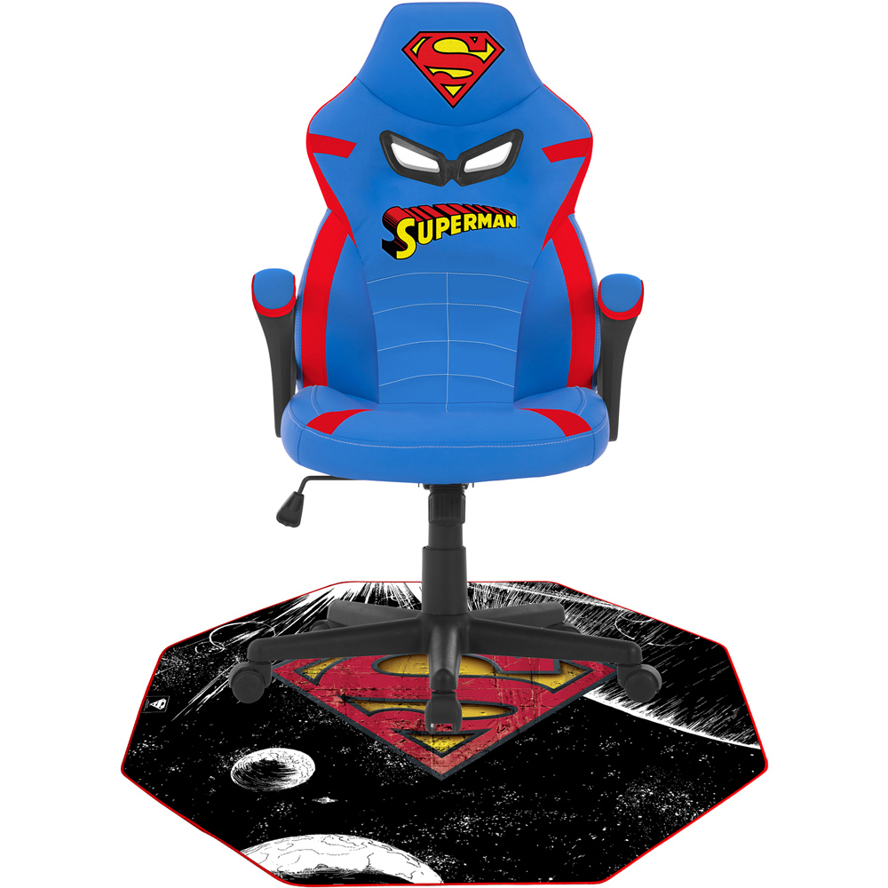 Subsonic Superman Gaming Floor Mat 100cm Image 3