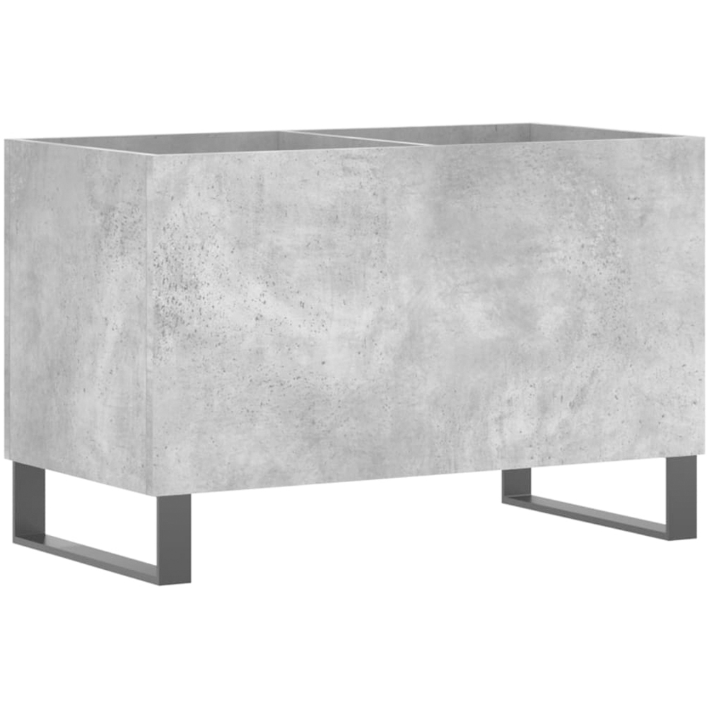 vidaXL Concrete Grey Record Cabinet Image 6