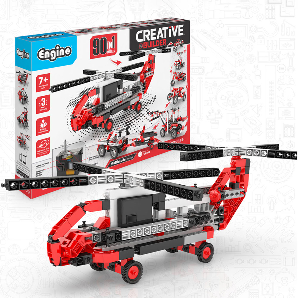 Engino Creative Builder 90 Models Motorized Set Image 2