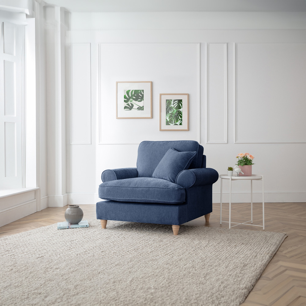 The Victoria Navy Armchair Image 4
