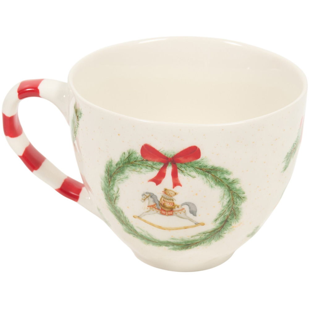 Wreath Mishapen Mug Image 9